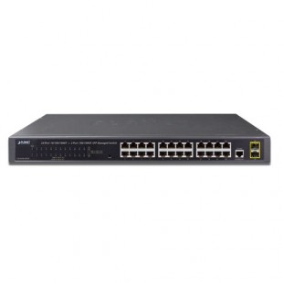 GS-4210 24P2S SW SNMP 24P 10 100 1000+2P AT POE